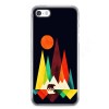 Etui na telefon iPhone 5 / 5s - zachód słońca, abstract.