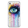 Etui na telefon iPhone 5 / 5s - kolorowe oko watercolor.