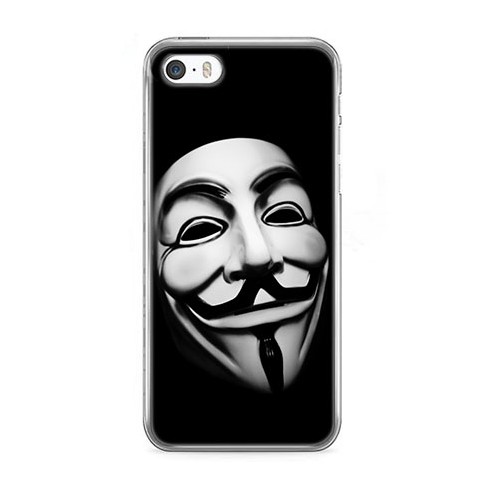 Etui na telefon iPhone 5 / 5s - maska anonimus.