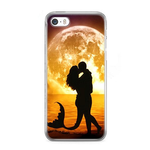 Etui na telefon iPhone 5 / 5s - romantyczny pocałunek.