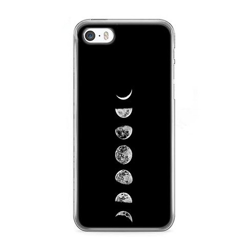 Etui na telefon iPhone SE - fazy księżyca.