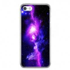Etui na telefon iPhone SE - fioletowa galaktyka.