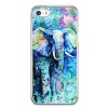 Etui na telefon iPhone SE - kolorowy słoń.