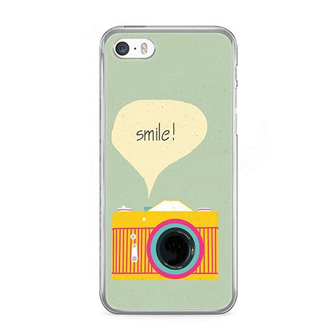 Etui na telefon iPhone SE - aparat fotograficzny Smile!
