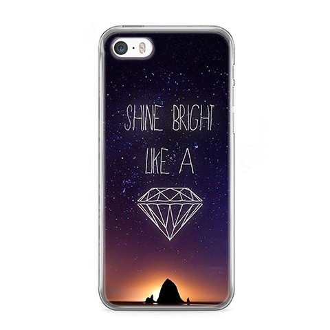 Etui na telefon iPhone SE - Shine Bright Like...