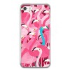 Etui na telefon iPhone SE - różowe ptaki flaming.