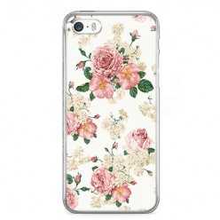 Etui na telefon iPhone SE - kolorowe polne kwiaty.