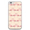 Etui na telefon iPhone 6 / 6s - różowe flamingi.