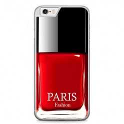 Etui na telefon iPhone 6 / 6s - czerwony lakier do paznokci.