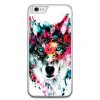Etui na telefon iPhone 6 / 6s - głowa wilka watercolor.
