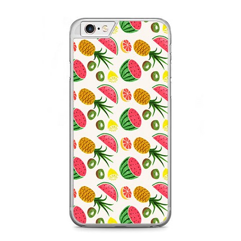 Etui na telefon iPhone 6 / 6s - arbuzy i ananasy.