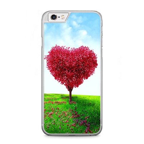 Etui na telefon iPhone 6 / 6s - serce z drzewa.