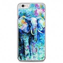 Etui na telefon iPhone 6 / 6s - kolorowy słoń.