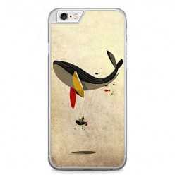 Etui na telefon iPhone 6 / 6s - pływający wieloryb.