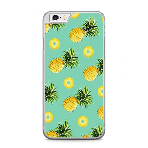 Etui na telefon iPhone 6 / 6s - żółte ananasy.