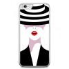 Etui na telefon iPhone 6 / 6s - kobieta w kapeluszu.