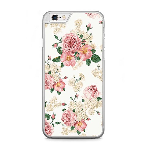 Etui na telefon iPhone 6 / 6s - kolorowe polne kwiaty.