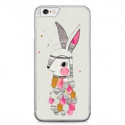 Etui na telefon iPhone 6 Plus / 6s Plus - kolorowy królik.