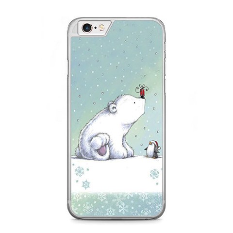 Etui na telefon iPhone 6 Plus / 6s Plus - polarne zwierzaki.