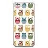 Etui na telefon iPhone 6 Plus / 6s Plus - kolorowe sowy.