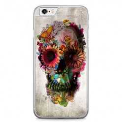 Etui na telefon iPhone 6 Plus / 6s Plus - kwiatowa czaszka.