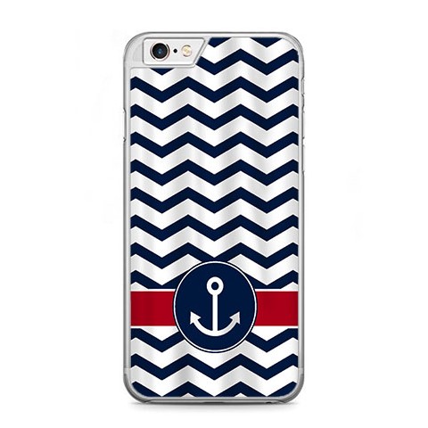 Etui na telefon iPhone 6 Plus / 6s Plus - marynarska kotwica.