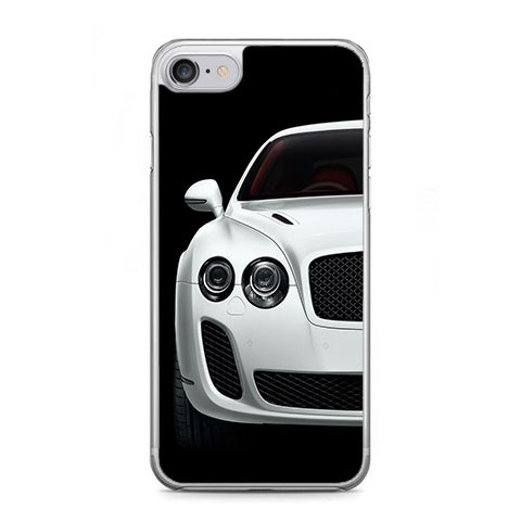 Etui na telefon iPhone 7 - biały samochód.