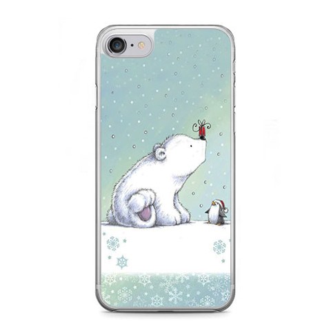 Etui na telefon iPhone 7 - polarne zwierzaki.