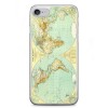 Etui na telefon iPhone 7 - mapa świata.