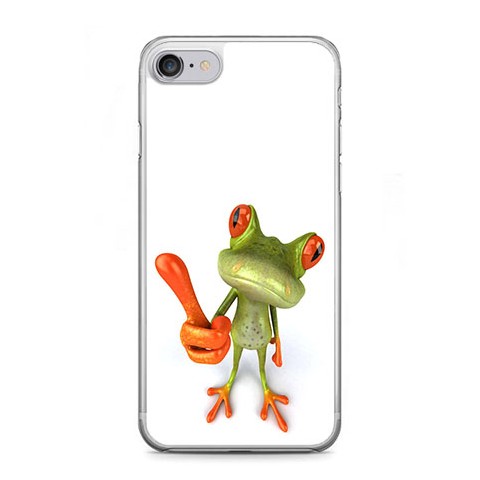 Etui na telefon iPhone 7 - zabawna żaba 3d.