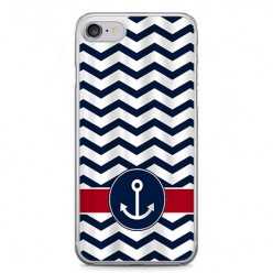 Etui na telefon iPhone 7 - marynarska kotwica.