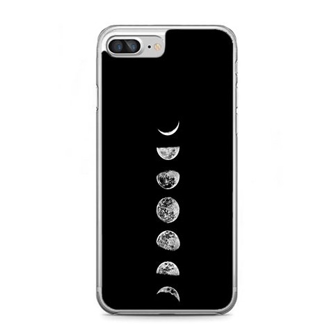 Etui na telefon iPhone 7 Plus - fazy księżyca.