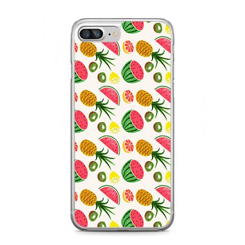 Etui na telefon iPhone 7 Plus - arbuzy i ananasy.