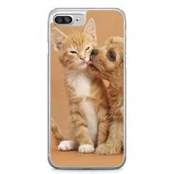 Etui na telefon iPhone 7 Plus - zakochane szczeniaki.