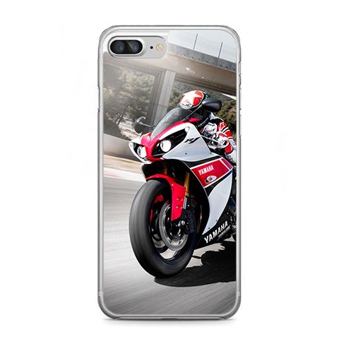Etui na telefon iPhone 7 Plus - motocykl ścigacz.