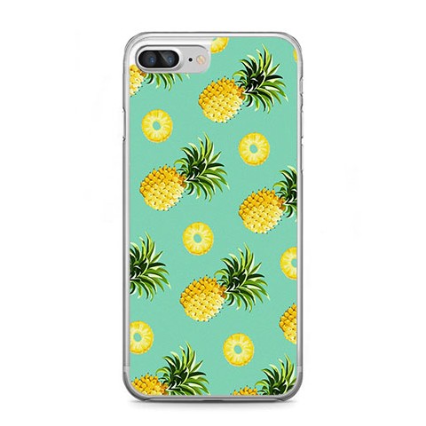 Etui na telefon iPhone 7 Plus - żółte ananasy.