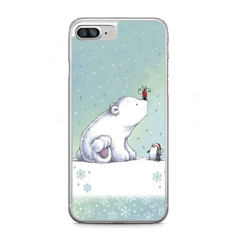 Etui na telefon iPhone 7 Plus - polarne zwierzaki.