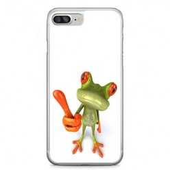 Etui na telefon iPhone 7 Plus - zabawna żaba 3d.