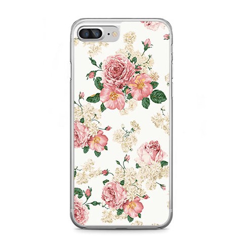 Etui na telefon iPhone 7 Plus - kolorowe polne kwiaty.