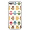 Etui na telefon iPhone 7 Plus - kolorowe sowy.