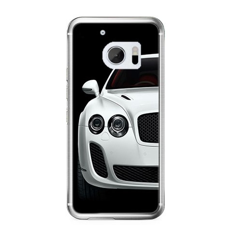 Etui na telefon HTC 10 - biały samochód.