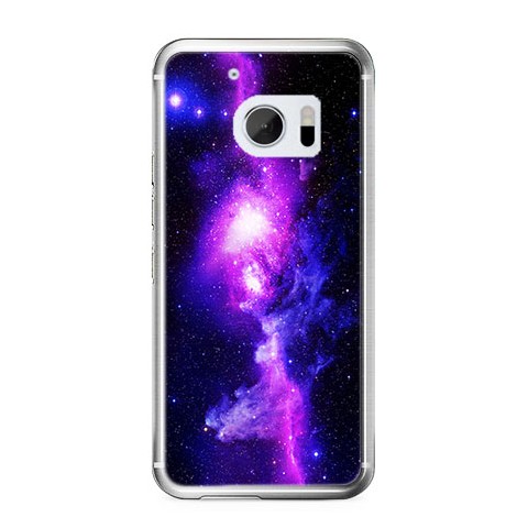 Etui na telefon HTC 10 - fioletowa galaktyka.