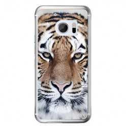 Etui na telefon HTC 10 - biały tygrys.