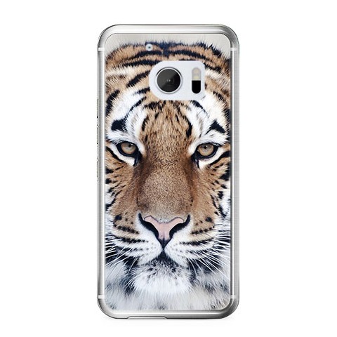 Etui na telefon HTC 10 - biały tygrys.