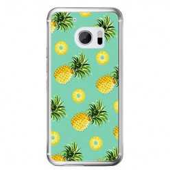 Etui na telefon HTC 10 - żółte ananasy.