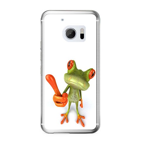Etui na telefon HTC 10 - zabawna żaba 3d.
