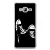 Etui na telefon Samsung Galaxy S7 - czarno - białe trampki.