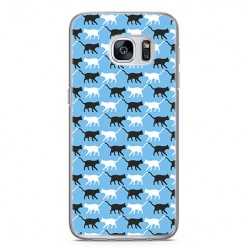 Etui na telefon Samsung Galaxy S7 - kotki pattern.