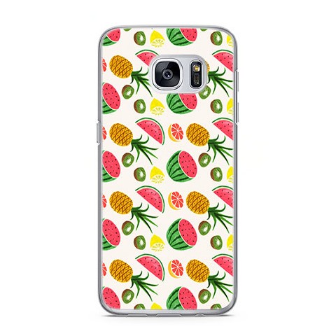 Etui na telefon Samsung Galaxy S7 - arbuzy i ananasy