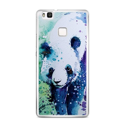 Etui na telefon Huawei P9 Lite - miś panda watercolor.